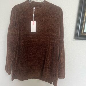 Brown Chenille Sweater